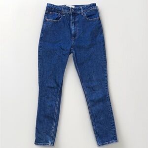 Abercrombie & Fitch Curvy Love High Rise Skinny Dark Wash Jeans